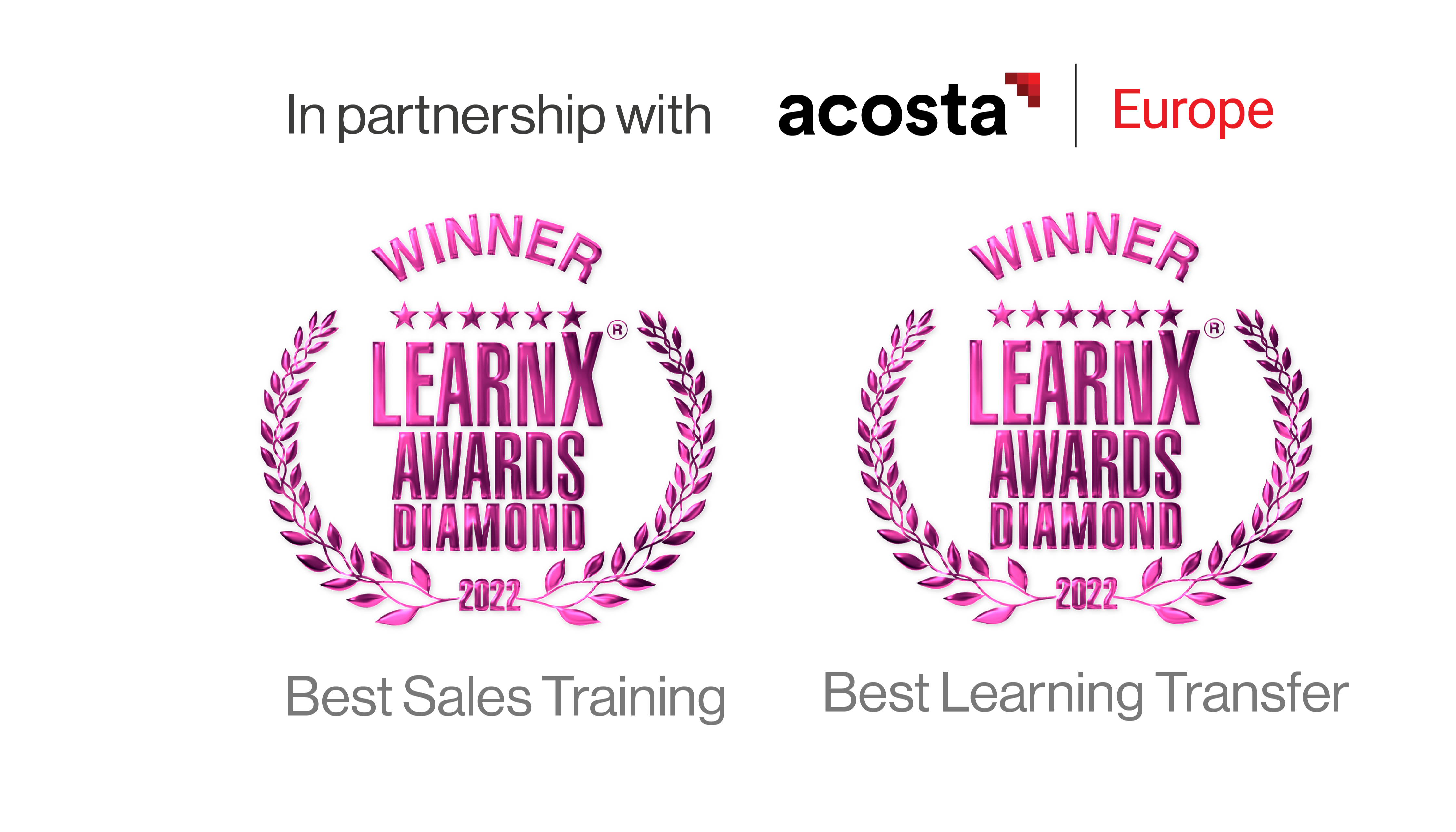 LearnX awards rosette